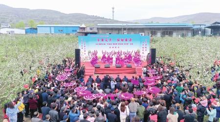 隴南禮縣舉辦“學(xué)黨史·感黨恩·賞花?！むl(xiāng)村游”活動