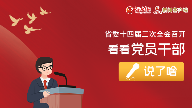 圖解|事關(guān)甘肅省委十四屆三次全會，黨員干部這么說！