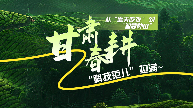 長圖|從“靠天吃飯”到“智慧種田”，甘肅春耕“科技范兒”拉滿
